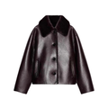 Reversible Double-Faced Faux Leather Jacket /Бэлэн/