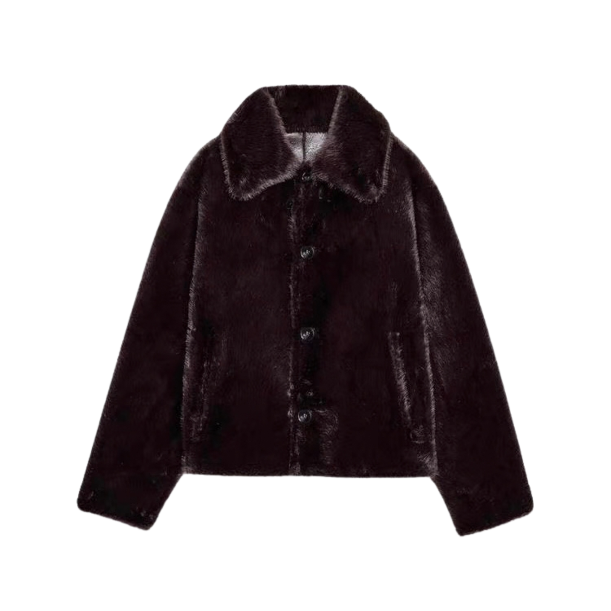 Reversible Double-Faced Faux Leather Jacket /Бэлэн/