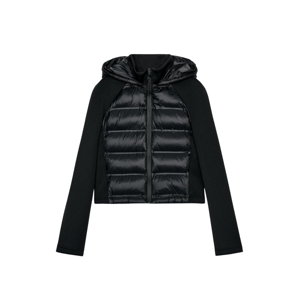 Detachable Hood Quilted Jacket