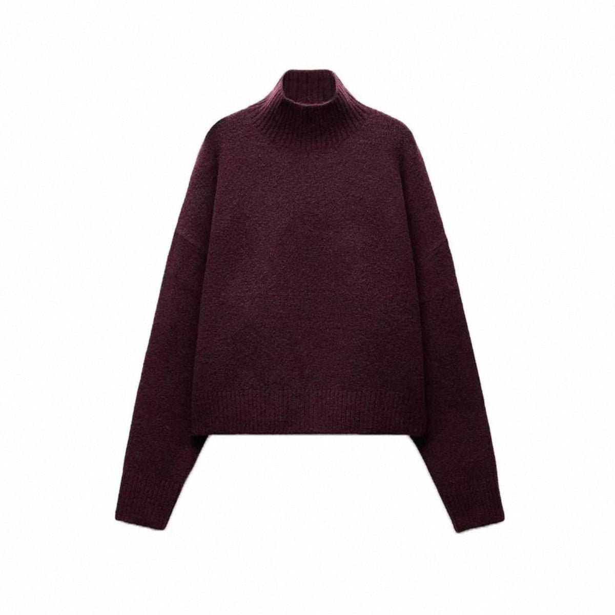 Plain Knit Turtleneck Sweater /ZARA/