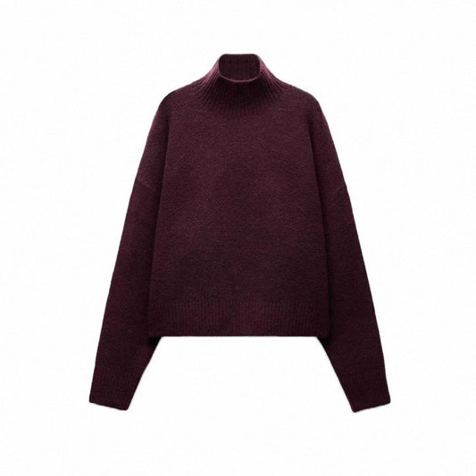 Plain Knit Turtleneck Sweater /ZARA/