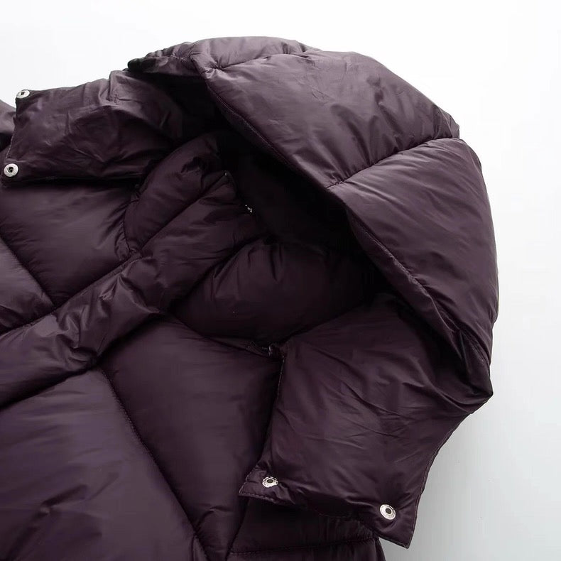 Plum Puffer Jacket /Бэлэн/