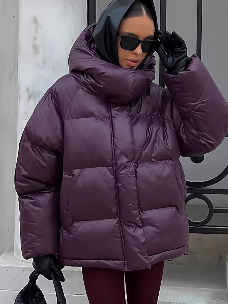 Plum Puffer Jacket /Бэлэн/