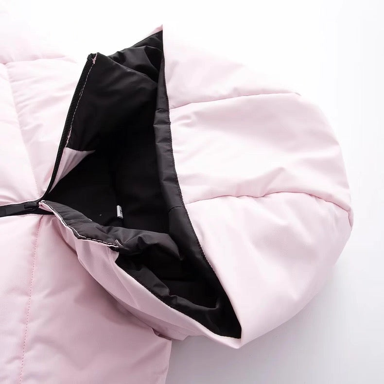 Powder Pink Ski Puffer Set