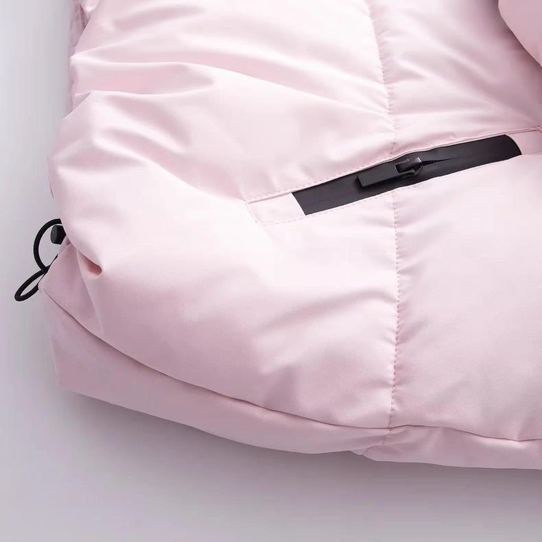 Powder Pink Ski Puffer Set
