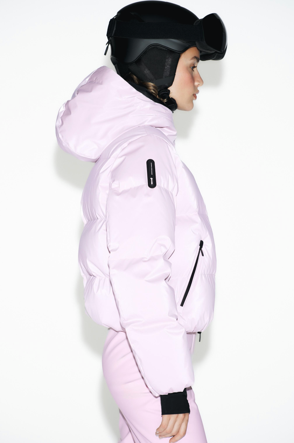 Powder Pink Ski Puffer Set
